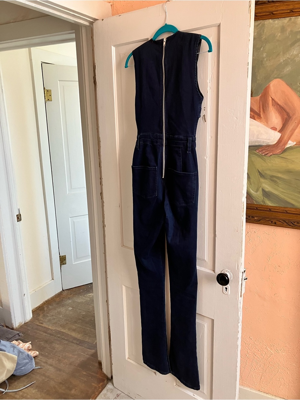 WEWOREWHAT size 00 

denim ONSIE sexy as hell- side cutouts